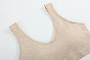 Organic Cotton V-Neck Sports Bra